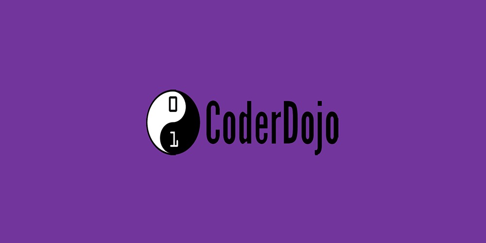 CoderDojo logo - Get young people coding and troubleshooting.